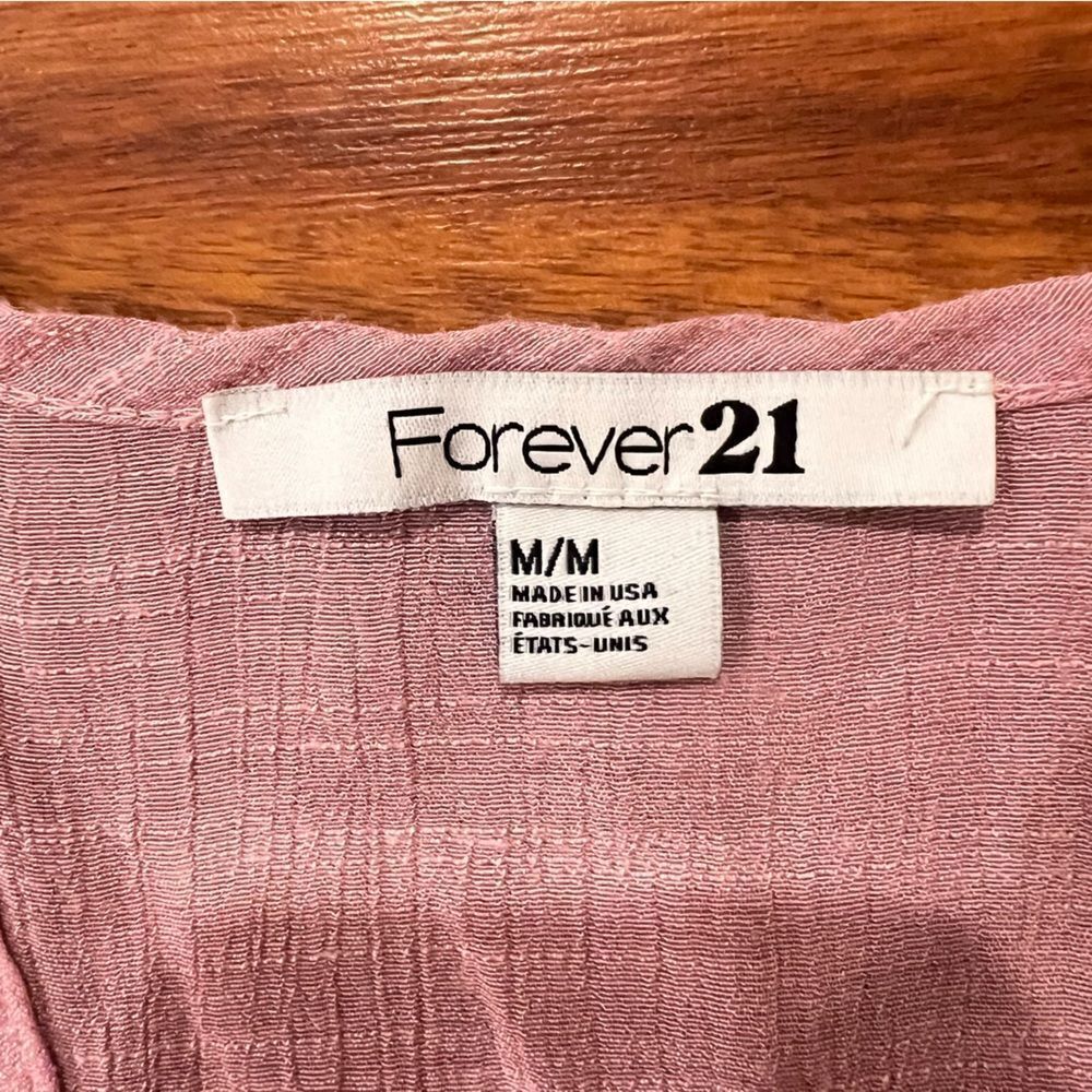 Forever 21 Pink ruffle tank - Picture 3 of 5